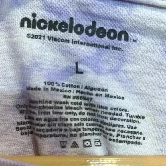 Nickelodeon Rugrats purple lavender tie dye tshirt - Picture 3 of 4